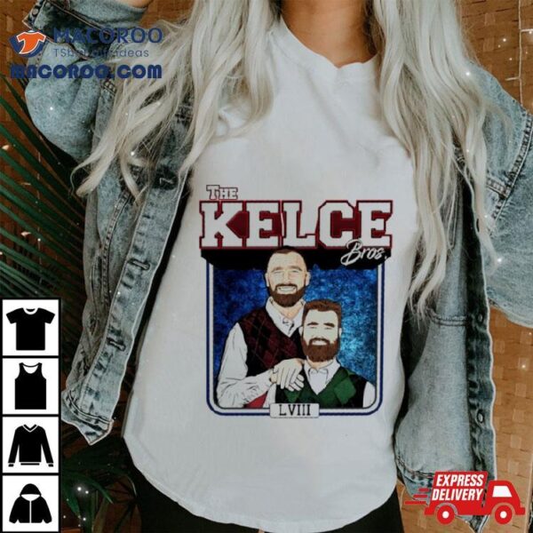 Jason Kelce And Travis Kelce Brothers Football 90s Fan Shirt