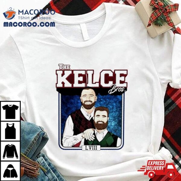 Jason Kelce And Travis Kelce Brothers Football 90s Fan Shirt