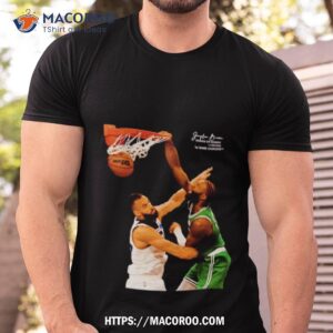 Jaylen Brown Dunks On Gobert 2023 Tshirt