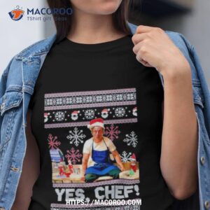 Jeremy Allen White Yes Chef Ugly Christmas Tshirt
