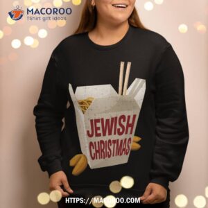 jewish christmas funny xmas hanukkah chinese food sweatshirt sweatshirt 2