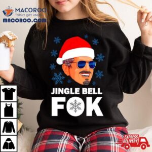 Jingle Bell Fok Santa Christmas Tshirt