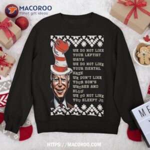 Jingle Joe Biden Xmas Rhyme Trump 5 Ugly Christmas Sweater Sweatshirt