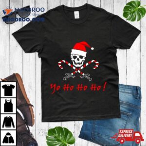 Jolly Pirate Santa Christmas Tshirt