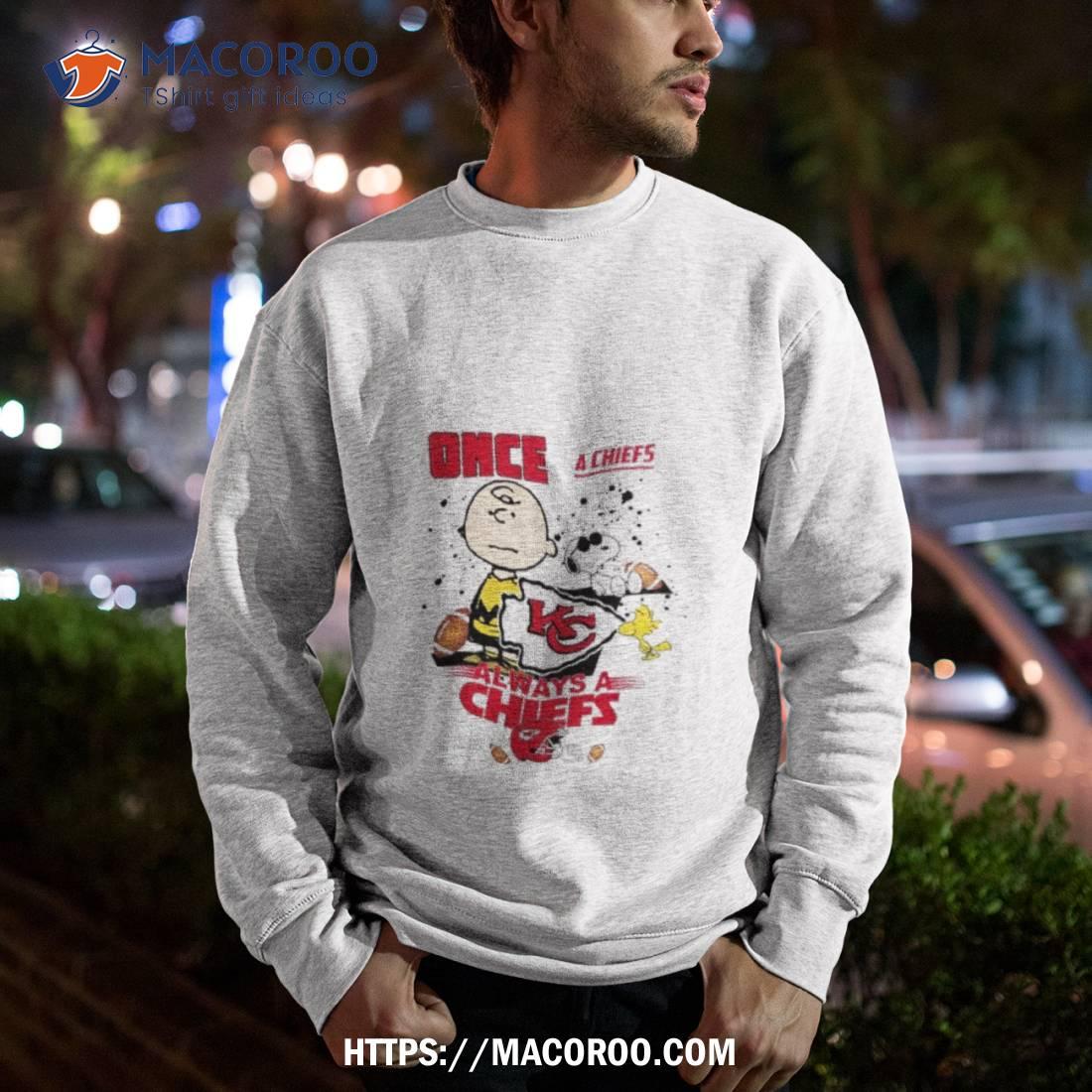 Kansas City Chiefs And Charlie Brown Once A Chiefs Always A Chiefs T Shirt Kansas City Chiefs And Charlie Brown Once A Chiefs Always A Chiefs T Shirt