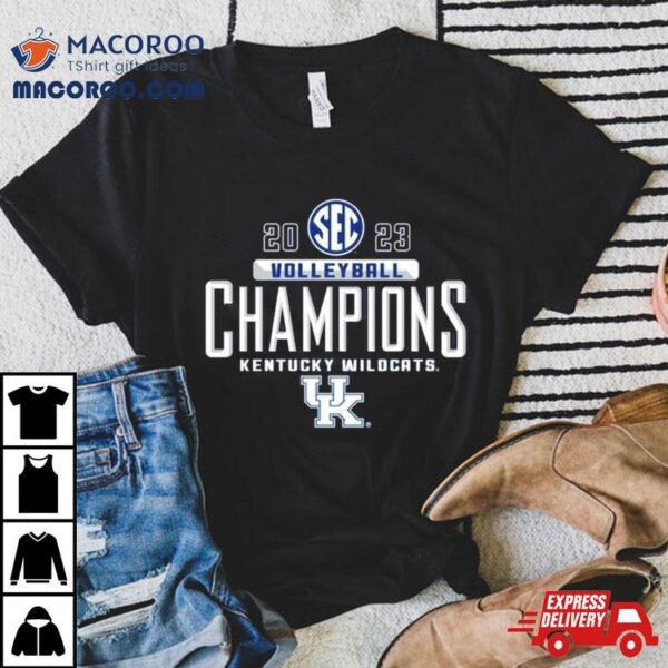 Kentucky Wildcats 2023 Sec Women’s Volleyball Regular Season Champions T Shirt