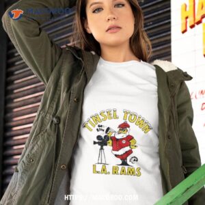 La Rams Tinsel Town Christmas Holiday Tshirt 2