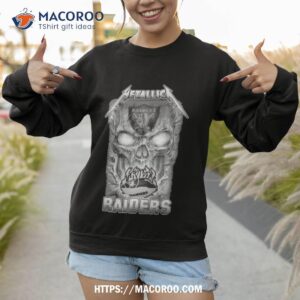 Las Vegas Raiders Metallica Skull 2023 Sweatshirt