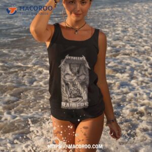 Las Vegas Raiders Metallica Skull 2023 Tank Top