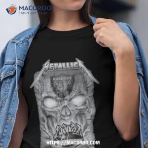 Las Vegas Raiders Metallica Skull 2023 Tshirt