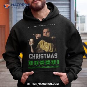 Leonardo Pointing Christmas Shirt 1 leonardo pointing christmas hoodie