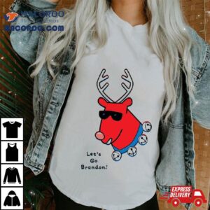 Let S Go Brandon Reindeer Tshirt