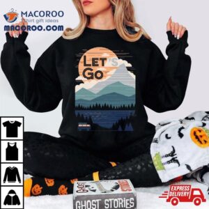 Let S Go Camping Nature Mountain View Tshirt