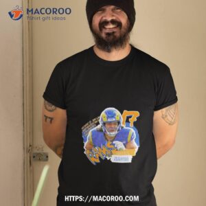 los angeles rams puka nacua football paper t shirt tshirt 2