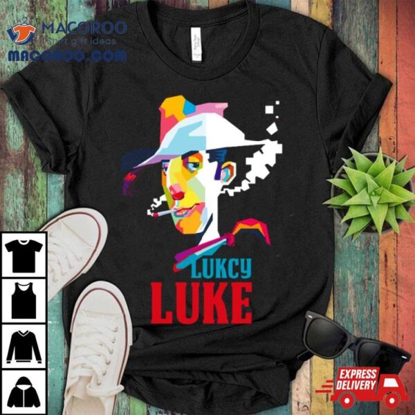 Lucky Luke In Pop Art Shirt