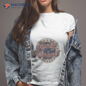 lucky michael vintage christmas shirt tshirt 2