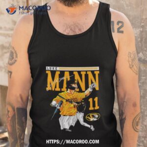 Luke Mann Missouri Ncaa Baseball Tank Top