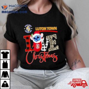 Luton Town Stitch Love Christmas Tshirt