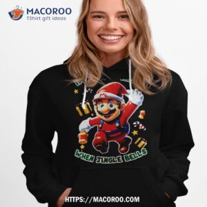 Mari Christmas I’m Jumping Shell When Jingle Bell T Shirt 1 mari christmas i m jumping shell when jingle bell t shirt hoodie 1