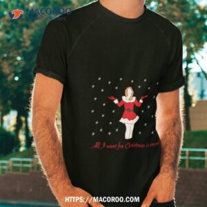 mariah carey all i want for christmas is snow tshirt