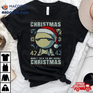 Marvin Paranoid Android Hitchhiker S Guide To The Galaxy Christmas Tshirt