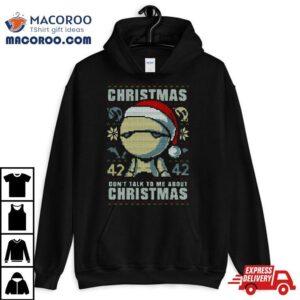 Marvin Paranoid Android Hitchhiker S Guide To The Galaxy Christmas Tshirt