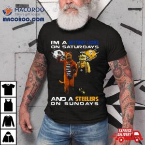 Mascot I’m A Nittany Lions On Saturdays And A Steelers On Sundays T Shirt