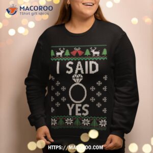 matching christmas wedding engaget announcet wife sweatshirt sweatshirt 2