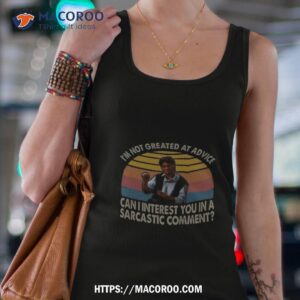 Matthew Perry I M Not Great At Advice Can I Interest You In A Sarcastic Comment Vintage Tank Top 4