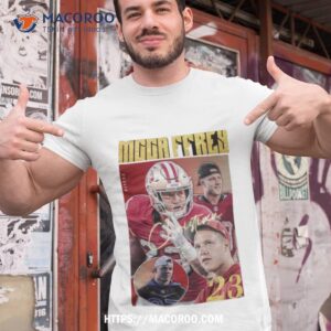 Mccaffrey 23 Collage Football Art Shirt