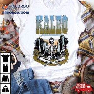 Meditating Skeleton Kaleo Tshirt