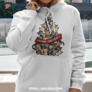 Meowy Christmas Cat Xmas Kitten Shirt