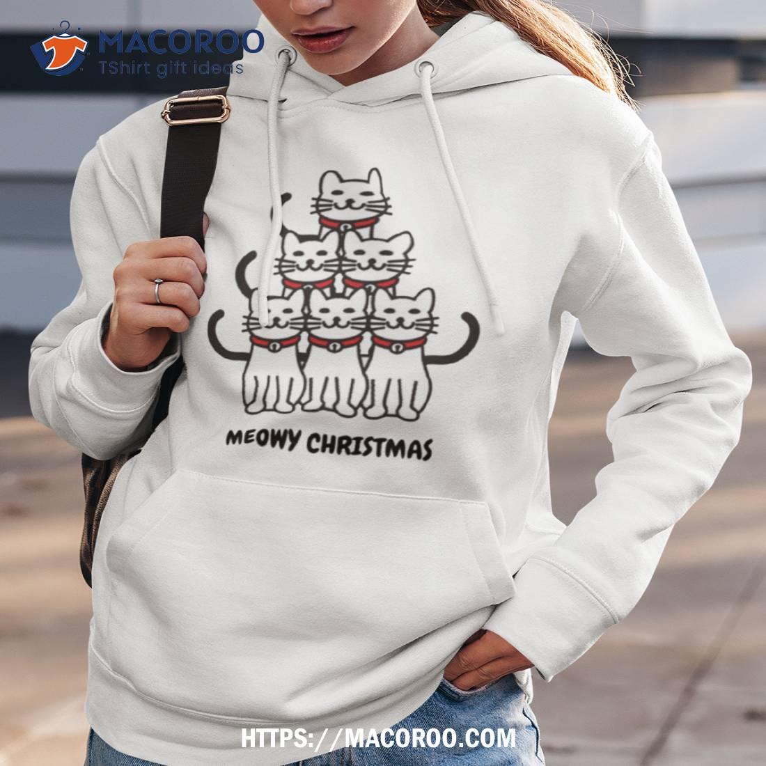 Meowy Christmas Tree Crazy Cat Lady Shirt Meowy Christmas Tree Crazy Cat Lady Shirt