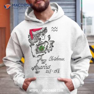 merry christmas aquarius shirt hoodie