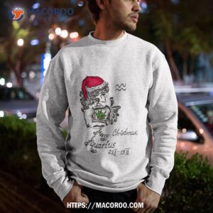 merry christmas aquarius shirt sweatshirt