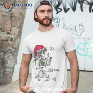 merry christmas aquarius shirt tshirt 3
