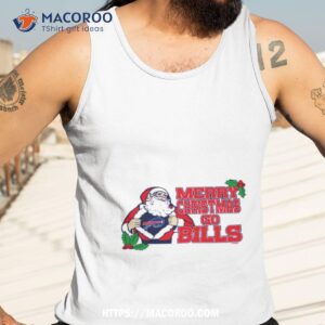Merry Christmas Go Buffalo Bills Tank Top 3