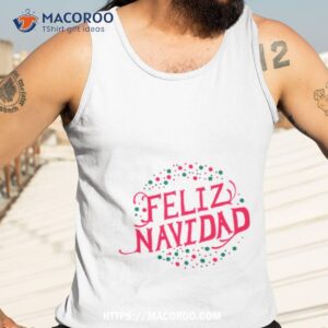 merry christmas vintage feliz navidad shirt tank top 3