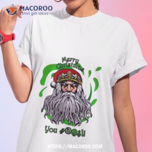Merry Christmas You Viking Art Shirt