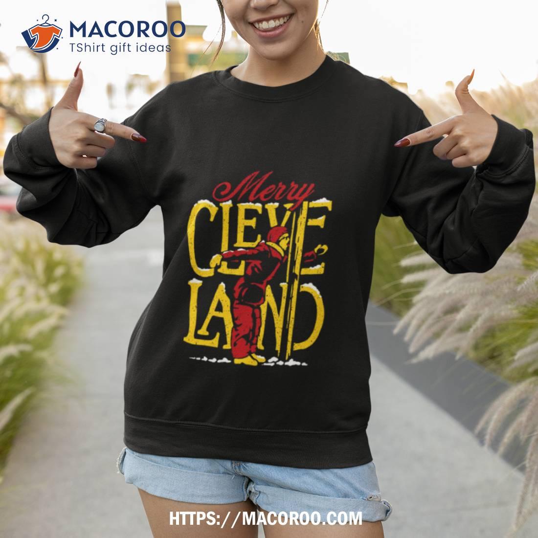 Merry Cleveland Christmas Logo Shirt Merry Cleveland Christmas Logo Shirt