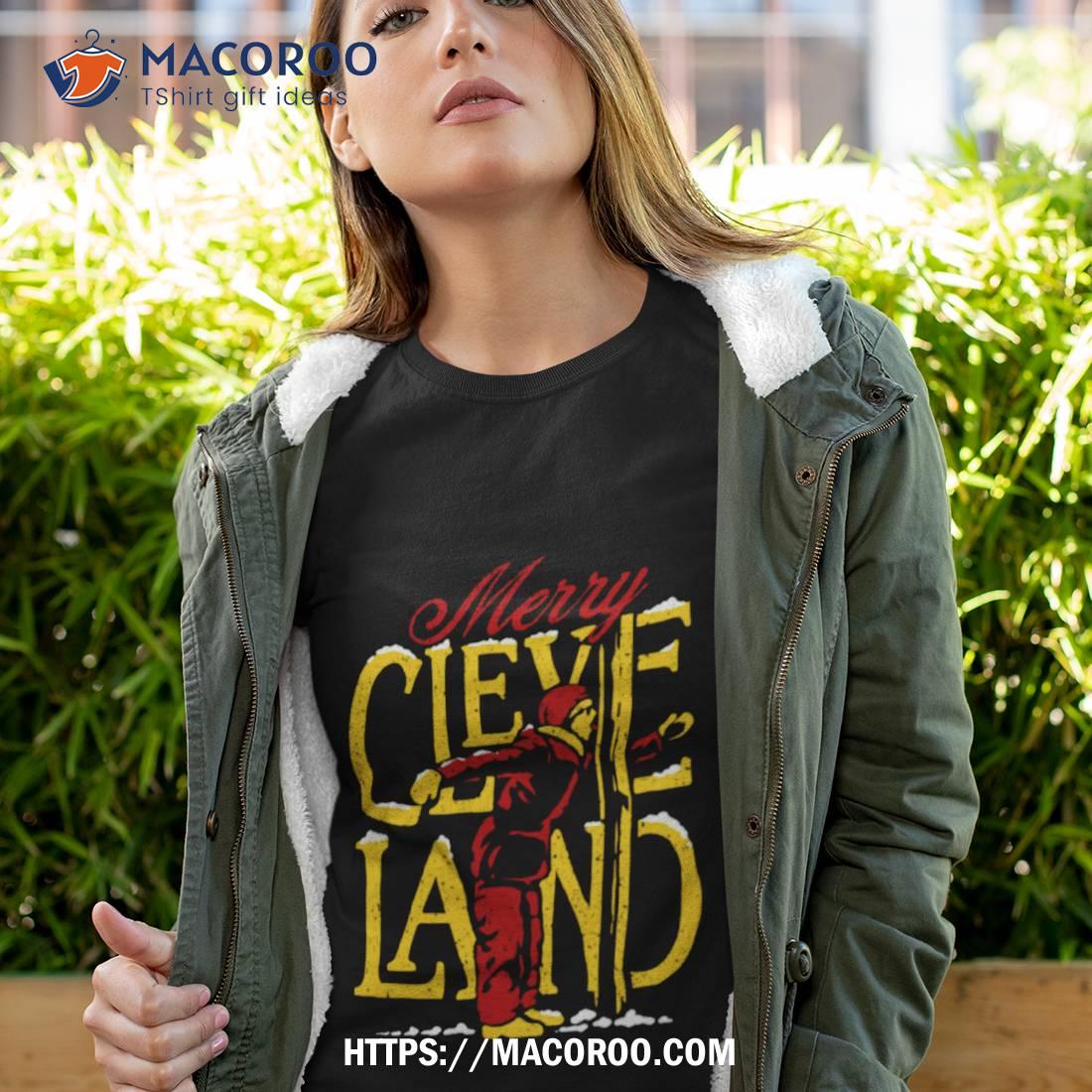 Merry Cleveland Christmas Logo Shirt Merry Cleveland Christmas Logo Shirt