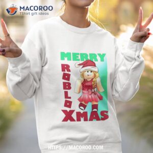 Merry Roblox Xmas Christmas Girl Sweatshirt 2