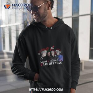 merry smeggin christmas vintage shirt hoodie 1