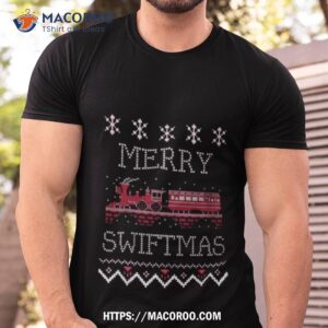 merry swiftmas ugly christmas taylor swift shirt tshirt