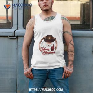 Merry Western Christmas Country Western Tank Top 2