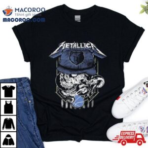 Metallica Skull Snake Memphis Grizzlies Usa Tshirt