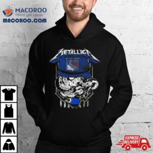 Metallica Skull Snake New York Rangers T Shirt