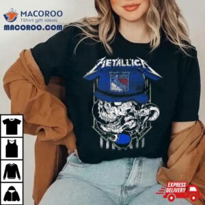 Metallica Skull Snake New York Rangers Tshirt