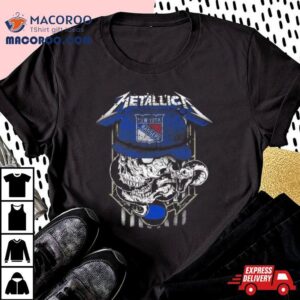 Metallica Skull Snake New York Rangers Tshirt