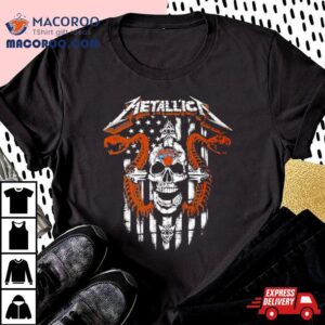 Metallica Snake Skull New York Knicks Logo Gildan Tshirt